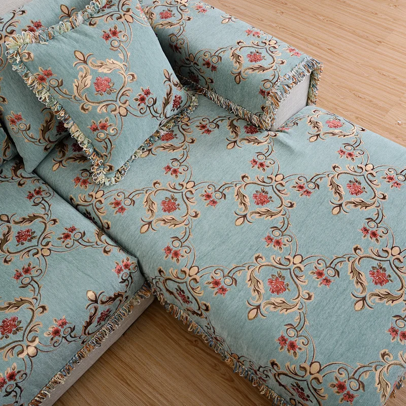 Женское квадратное полотенце в европейском стиле|Чехлы для диванов| |