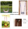 2 PCS 26cm/10inches 440 Lbs Heavy Duty Hanging Strap with Carabiner Hook for Hammock Plank DIY Cable Maching Pulley Punching Bag 6