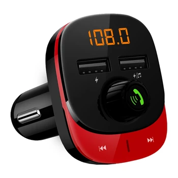 新しい-ハンズフリー車のbluetooth fmトランスミッターusb急速充電器3.0 bluetooth 5.0 fm変調器Mp3プレーヤー低音ステレオ音楽