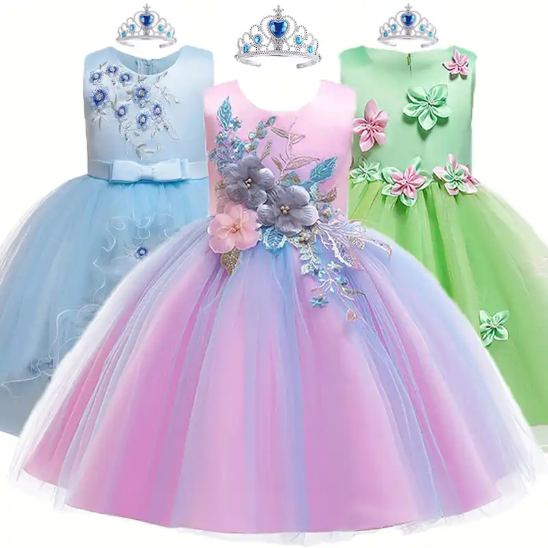 vestido de princesa para niñas