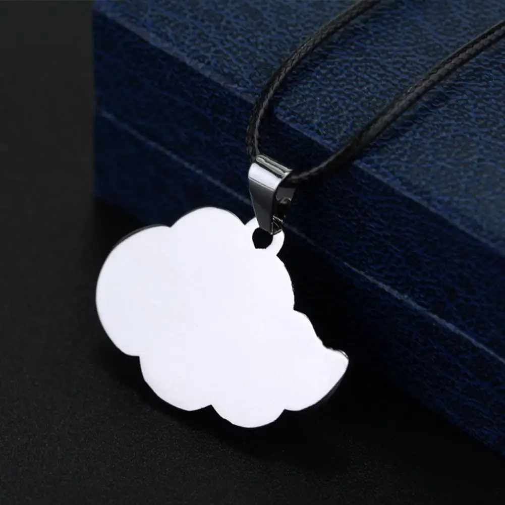 1 шт. Аниме Косплей Наруто Организация Акацуки красное облако знак металлический кулон ожерелье для женщин и мужчин