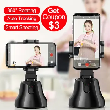 

Auto Tracking Smart Shooting Phone Holder 360 Rotation Object Face Tracking Stander Vlog Camera Phone Holder for iPhone Xiaomi
