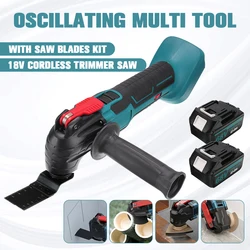 Makita – outil oscillant sans fil, tondeuse électrique, multi outils, Machine de découpe de pelle, décoration de la maison, batterie 18V 