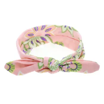 

Baby Girls DIY Bowknot Headband Baby Children Elastic Headband Stretch Turban Flower Rabbit Headwear Kids Baby Hair Accessories