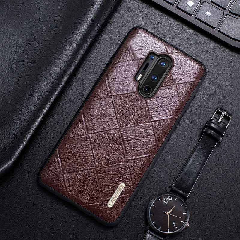 Роскошный кожаный чехол LANGSIDI для телефона Oneplus 8Pro 8 9pro 7 T Pro 6 6T противоударный на