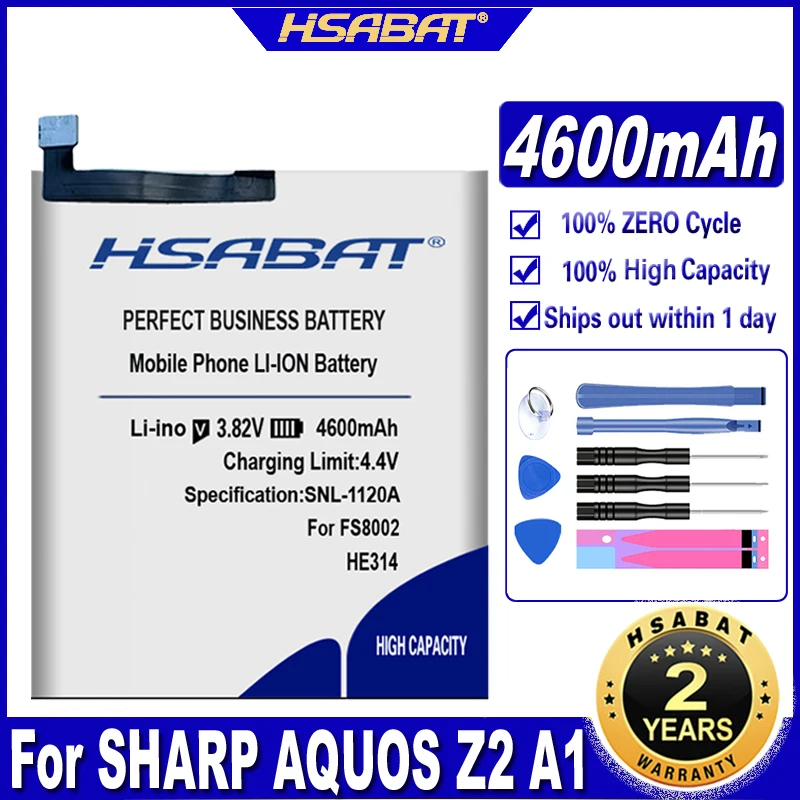 Аккумулятор HSABAT HE314 4600 мАч для SHARP AQUOS Z2 A1 FS8002 | Мобильные телефоны и аксессуары