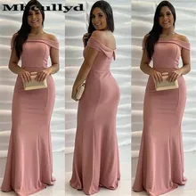 Mbcullyd Русалка без бретелек Выпускные платья Длинные Роскошные атласные вечерние платья для женщин Африка Дамы халат de soiree