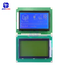 Diymore 128x64 points graphique 12864 Module d'affichage LCD avec rétro-éclairage ST7920 IIC I2C SPI pour Arduino Raspberry Pi STM32 imprimante 3D(China)
