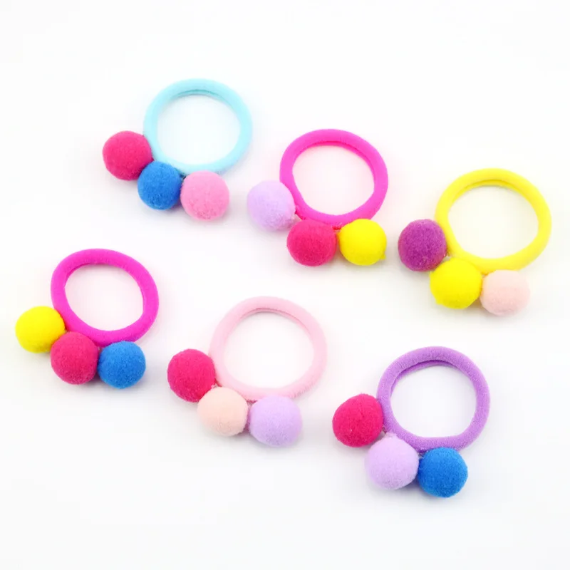 2 юаней, магазин, Южная Корея, Детские аксессуары для волос, аксессуары для головы, хлопок, помпон, повязка для волос, резинка для маленькой девочки, повязка на голову, D12