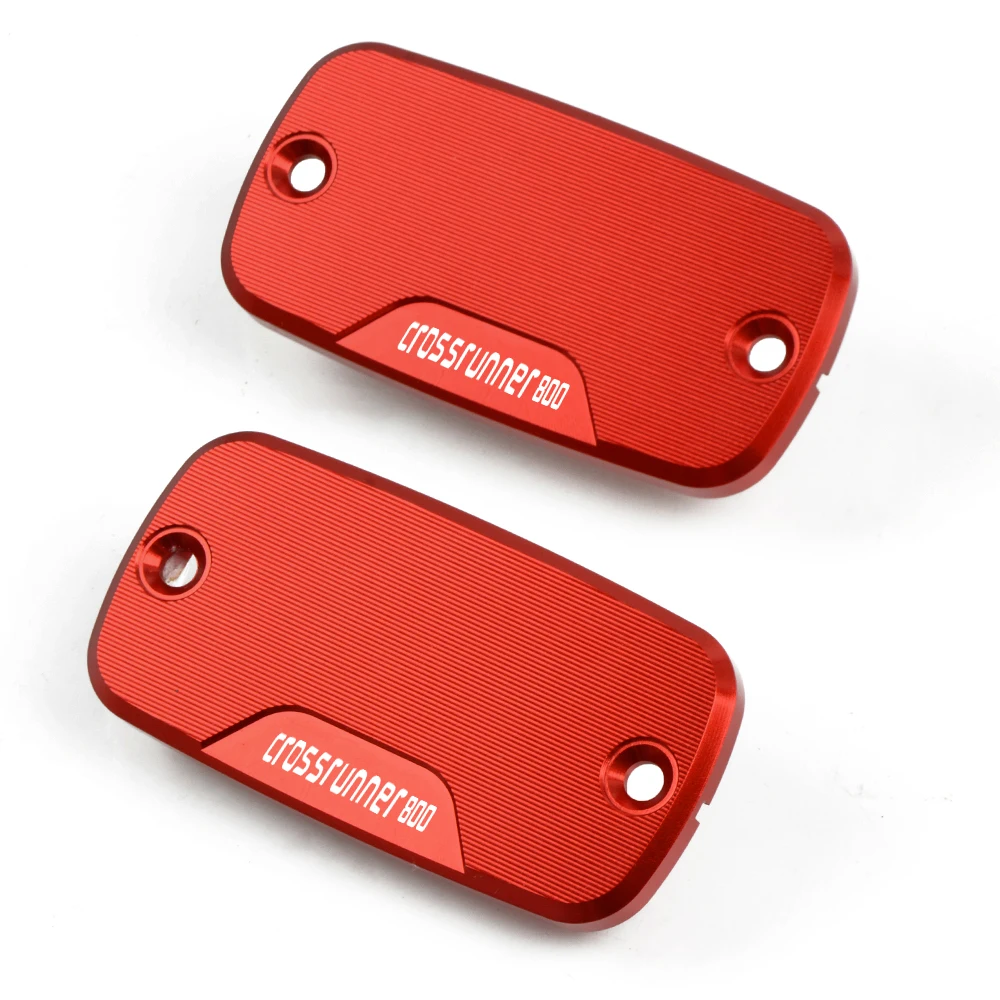 

1 Pair Motorcycle Parts Fluid Tank Cap Power Part Front Brake Reservoir CNC Aluminum Cover For Honda CrossRunner 800 2013-2014