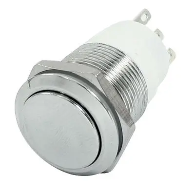 

3/4" Thread SPDT 3 Pin Solder Terminal Momentary Push Button Switch 24V 3A