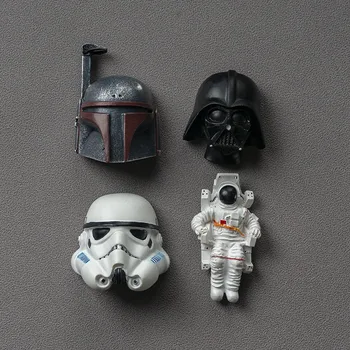 

American 3d Star Wars astronaut refrigerator magnet decoration creative Nordic magnet force stickers Collect souvenirs gifts