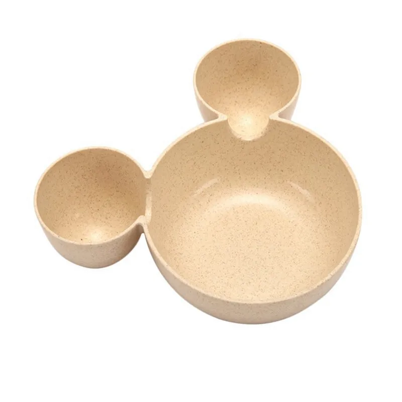 Wheat straw cartoon little mouse child rice bowl (4)