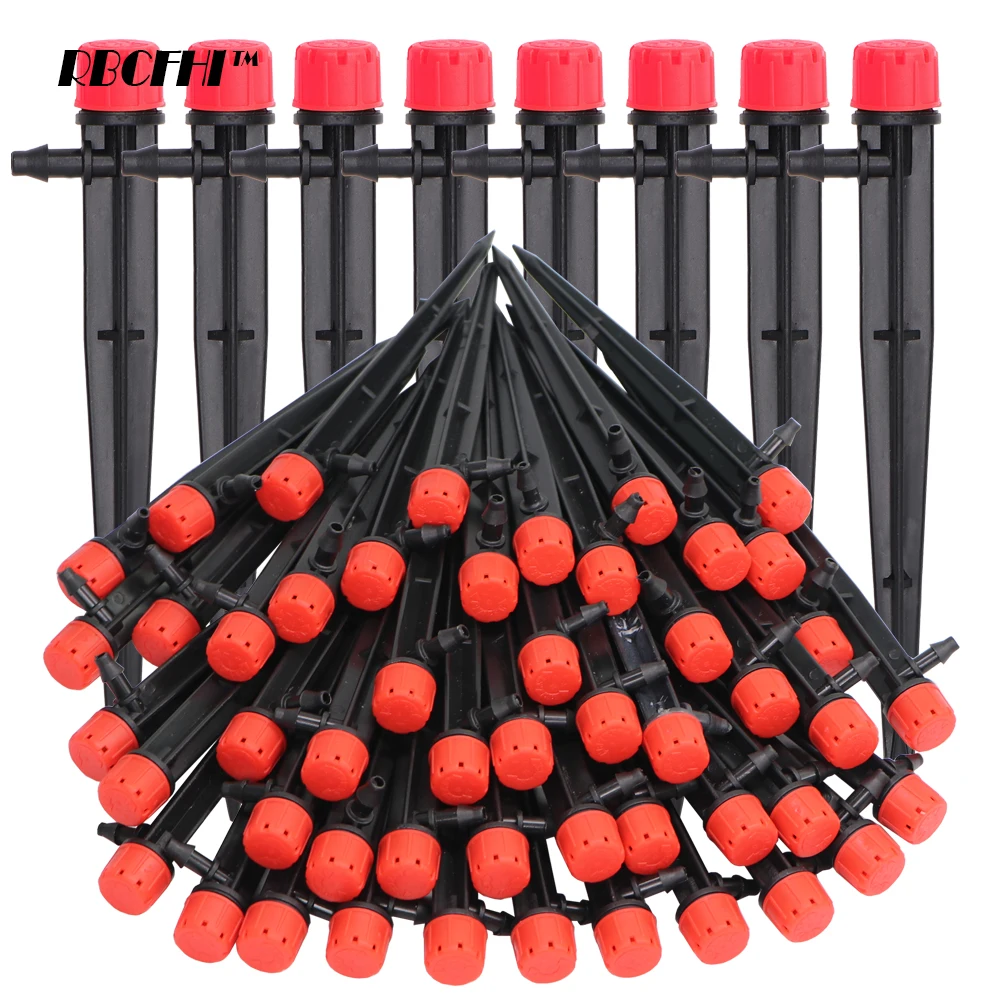 Garden Watering Drip Irrigation Sprinkler Adjustable 360 Degree Drippers Inserting Ground Fit 4/7mm Hose Greenhousse Yard garden sprinkler plants irrigation kits irrigation sprinklers drip irrigation drip irrigation sprinklers