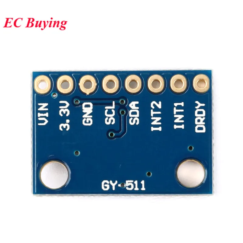 YOULITTY GY-511 LSM303DLHC Module e-Compass 3 Axis Accelerometer 3 Axis Magnetometer Module Sensor YOULITTY GY-511 LSM303DLHC Module e-Compass 3 Axis Accelerometer 3 Axis Magnetometer Module Sensor