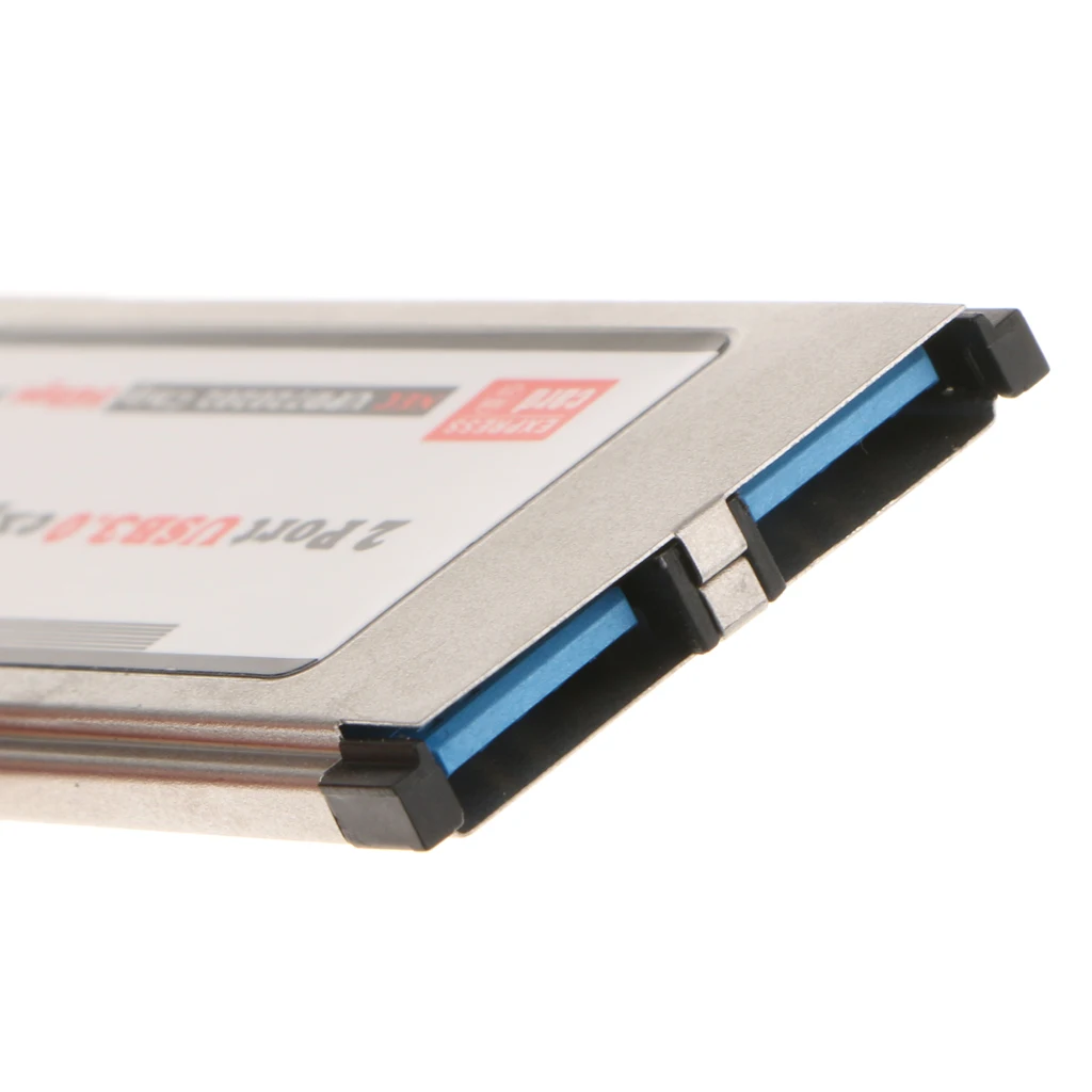 Laptop 34mm Express Card Converter to 2Port USB3.0 Adapter High Speed Card