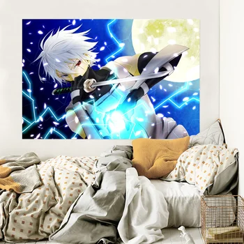 

[Self-Adhesive] 3D Naruto 181 Japan Anime Wall Stickers Mural Decal Wall Murals AJ WALLPAPER Belly