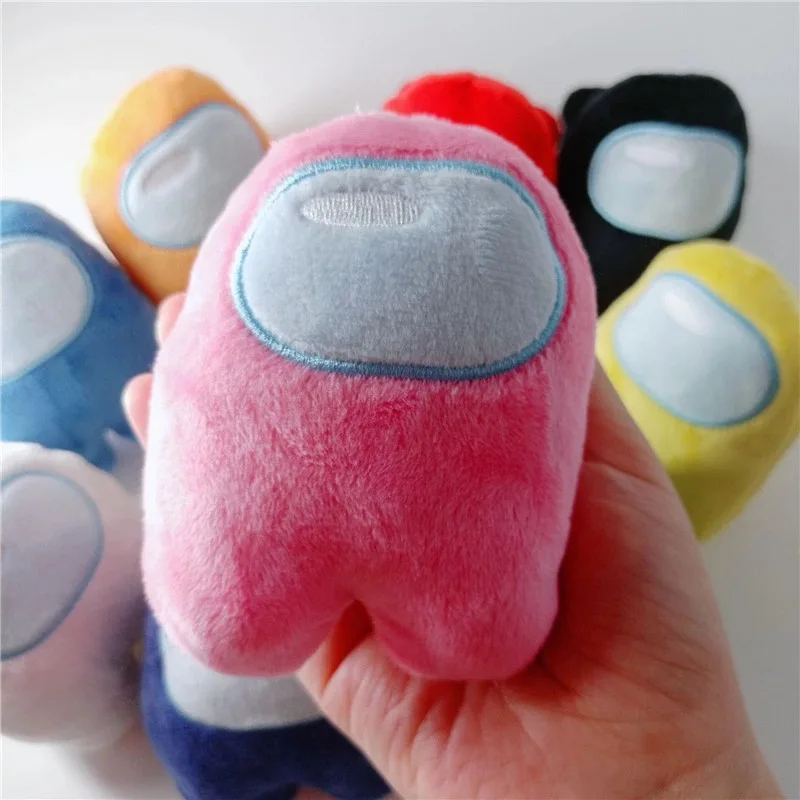 

10cm hot Among Us Game Plush Dolls Cartoon Pillow Toys Anime Figure Multicolor Doll Chirldren Aciton Figure Plush Model gifts