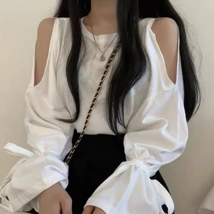 white off shoulder