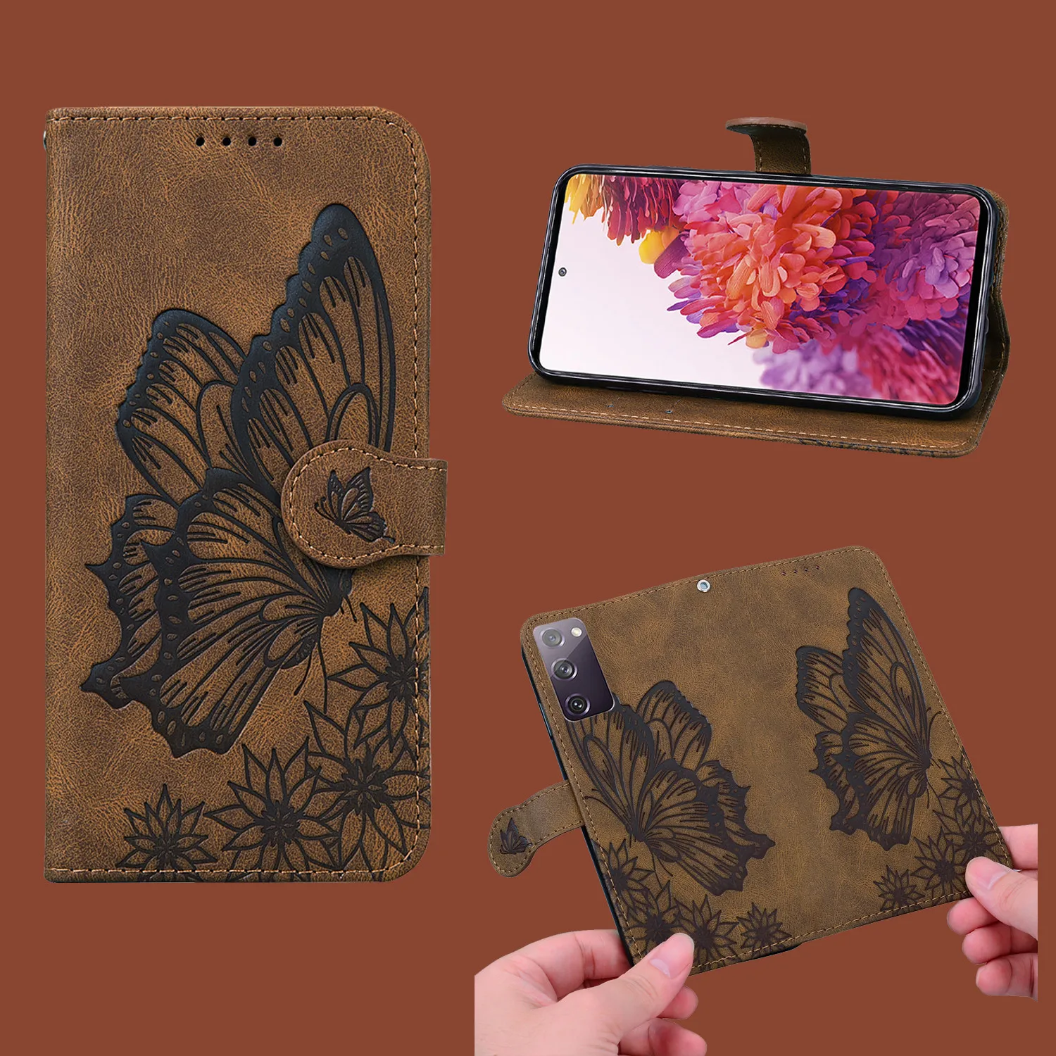 case for iphone 13 pro max Luxury 3D Butterfly Leather Wallet Case For iPhone 13 Mini 11 12 Pro X XS Max XR 7 8 6 6S Plus SE 2020 Flip Holder Stand Cover iphone 13 pro max case