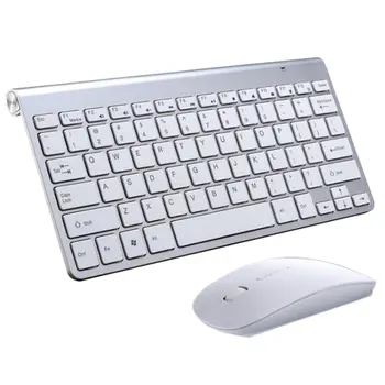 

2.4G Wireless Keyboard and Mouse Mini Multimedia Keyboard Mouse Combo Set For Notebook Laptop Mac Desktop PC TV