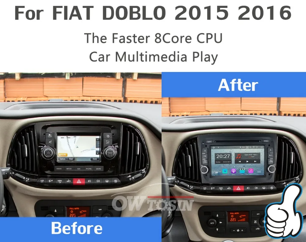 5 USB порт PX6/Восьмиядерный Android 9,0 автомобильный DVD для Fiat Doblo автомобильный Радио gps Мультимедиа Android Авто DSP