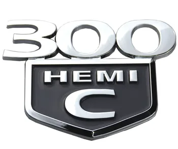 

1PC 300C HEMI Emblem Badge Trunk Decklid for Chrysler 300 C HEMI 2005 2006 2007 2008 2009 2010-2015 (Chrome Black)