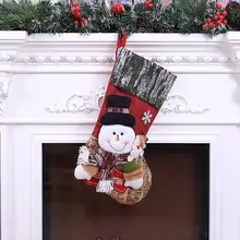 Новинка; носки с орнаментом в виде рождественской елки; подарки; носки-каретки; вечерние носки для праздника; Рождественский Декор Санта-Клауса; подарок для девочки; Chaussette;# T0