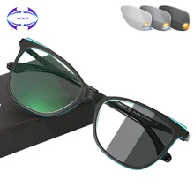 VCKA интеллектуальные фотохромные очки для чтения кошачий глаз женские очки для пресбиопии солнцезащитные очки обесцвечивание с диоптриями