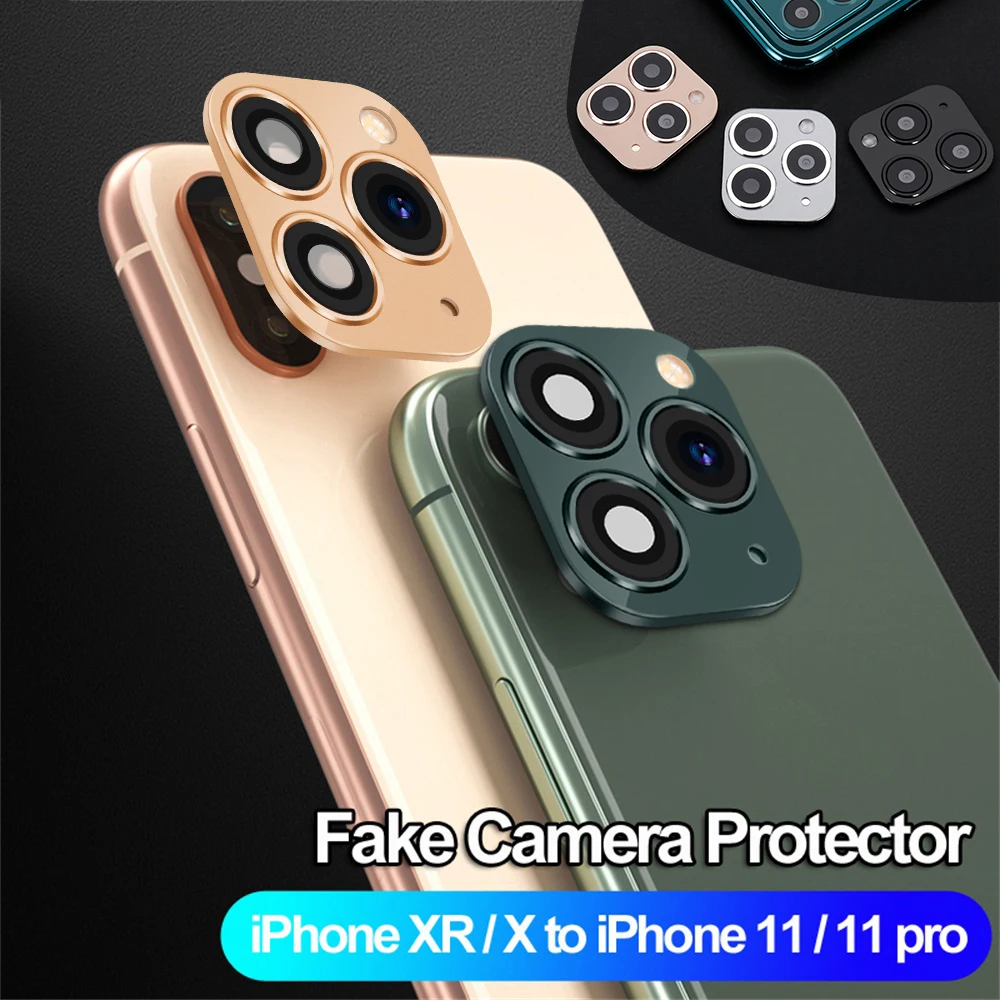 Поддельная камера наклейка на рассеиватель секунд для iPhone телефон обновление протектор экрана для iPhone X/XS Max Замена на iPhone 11 pro Max
