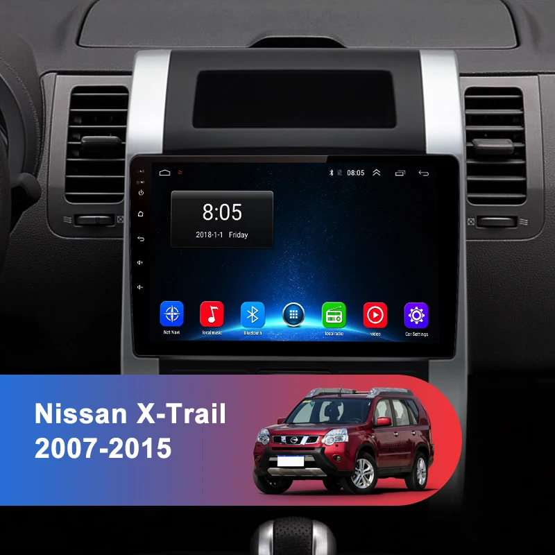 Junsun 2 г+ 32 г Android 9,0 для Nissan X-Trail 2 T31 T32 XTrail 2 2007- автомобильный Радио Мультимедиа Видео плеер gps RDS 2 din dvd