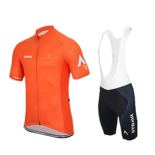 STRAVA Ciclismo Jersey conjunto verano bicicleta de montauna Ropa Pro bicicleta Ciclismo Jersey Ropa deportiva traje
