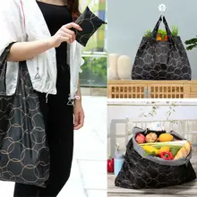 New Women Fold away Shopping Bag Ladies Reusable Waterproof Eco Totes Bags Recycle Storage Handbags Portable