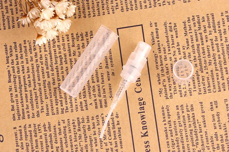 Vazio do Perfume da Garrafa Mini para a Limpeza Clara do Pulverizador de 100 Atomizador Bonito Plástica Pces 3ml - 2ml Curso Óleos Essenciais Perfume x 12 Garrafas reutilizáveis