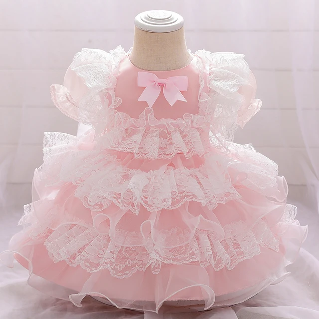 2022 vestito da compleanno per battesimo di capodanno per bambina vestito  da principessa floreale vestito da ragazza abiti da cerimonia nuziale 1 2 5  anni|Dresses| - AliExpress