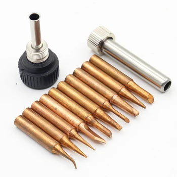 

11pcs/set 900M-T Soldering Iron Screwdriver Tips Lead Free For Hakko Atten Quick