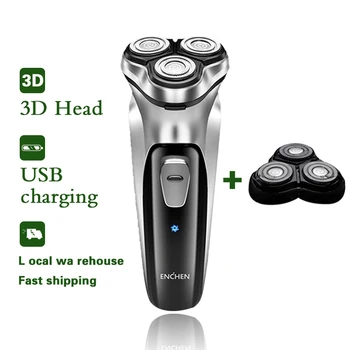 

Enchen Electric Shaver Men's Razor Beard Trimmer shaver for men 3 blades portable beard trimmer cutting machine for sideburns 5