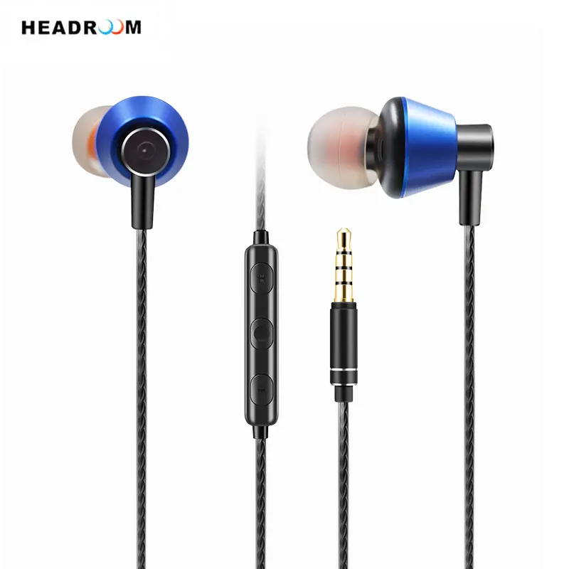 Headroom Ms19 In Ear Earphone With Mic Sport Headset Women Man Noise Canceling Dynamic Stereo Bass Headphone For Computer Xiaomi Phone Earphones Headphones Aliexpress