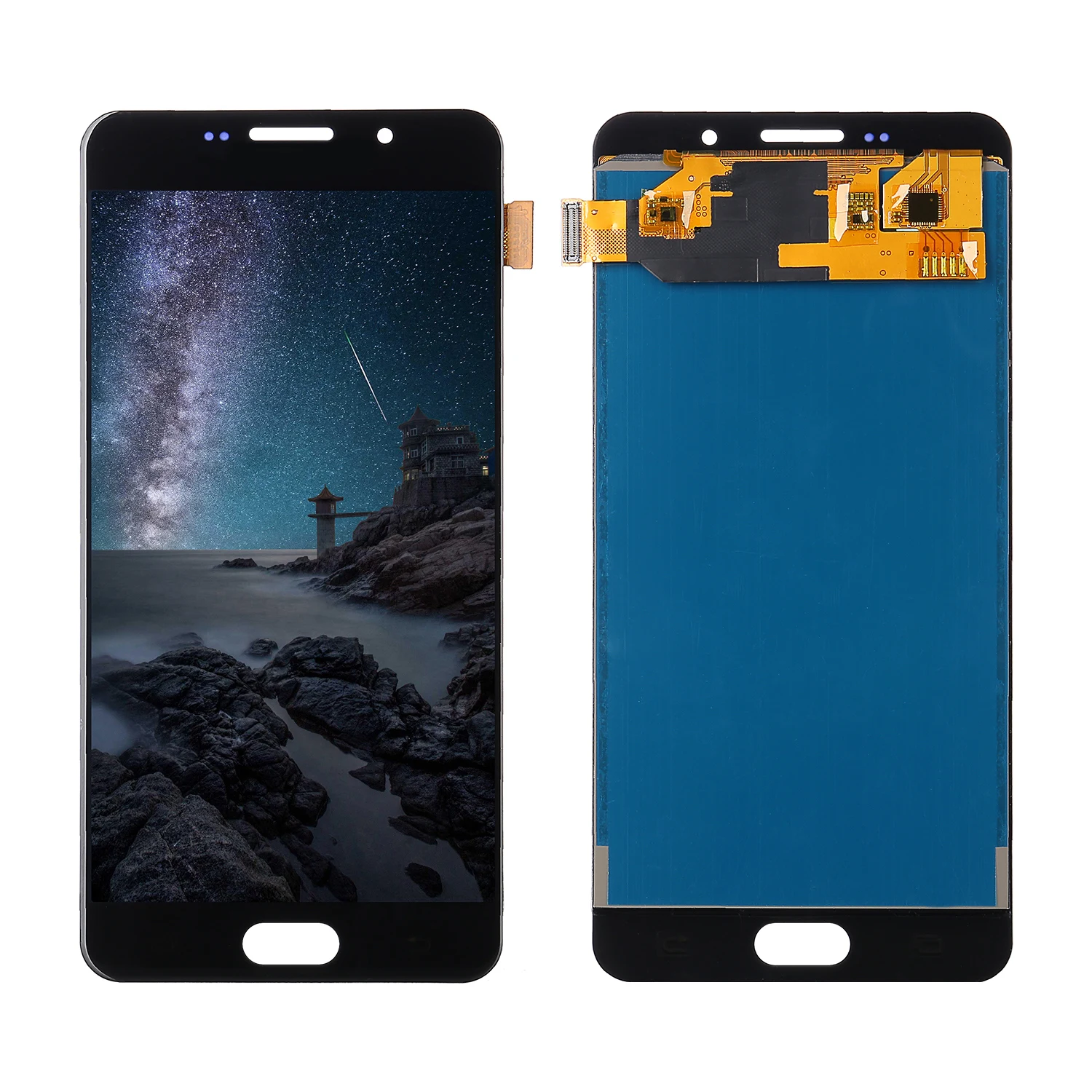 Протестированный рабочий для samsung Galaxy A7 ЖК-дисплей A710 A7100 SM-A710F A710M ЖК-дисплей+ кодирующий преобразователь сенсорного экрана в сборе
