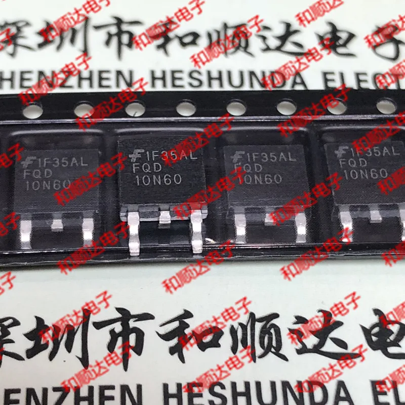 /5 предметов в лоте, FQD20N60-252 600V 20A