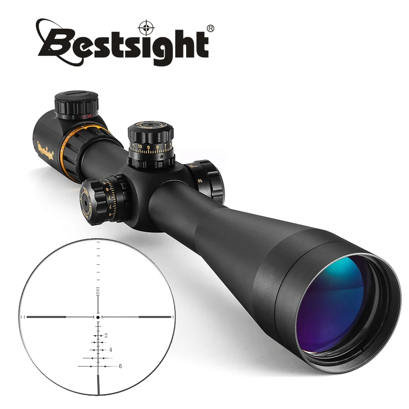 Bestsight 5-15x50 FFP прицел боковой Параллакс Регулировка длинный глаз рельеф прицел снайперской винтовки страйкбол охотничьи прицелы