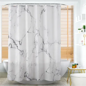 

180*180cm Shower Bathroom Bath Curtains Easy Clean Shower Curtain Waterproof No Chemical Odor Reinforced Bathroom Supplies