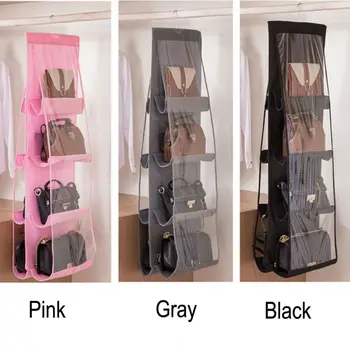 

8 Pockets Wall Door Closet Home Hanging Storage Bag Linen Organizer Pouch Useful