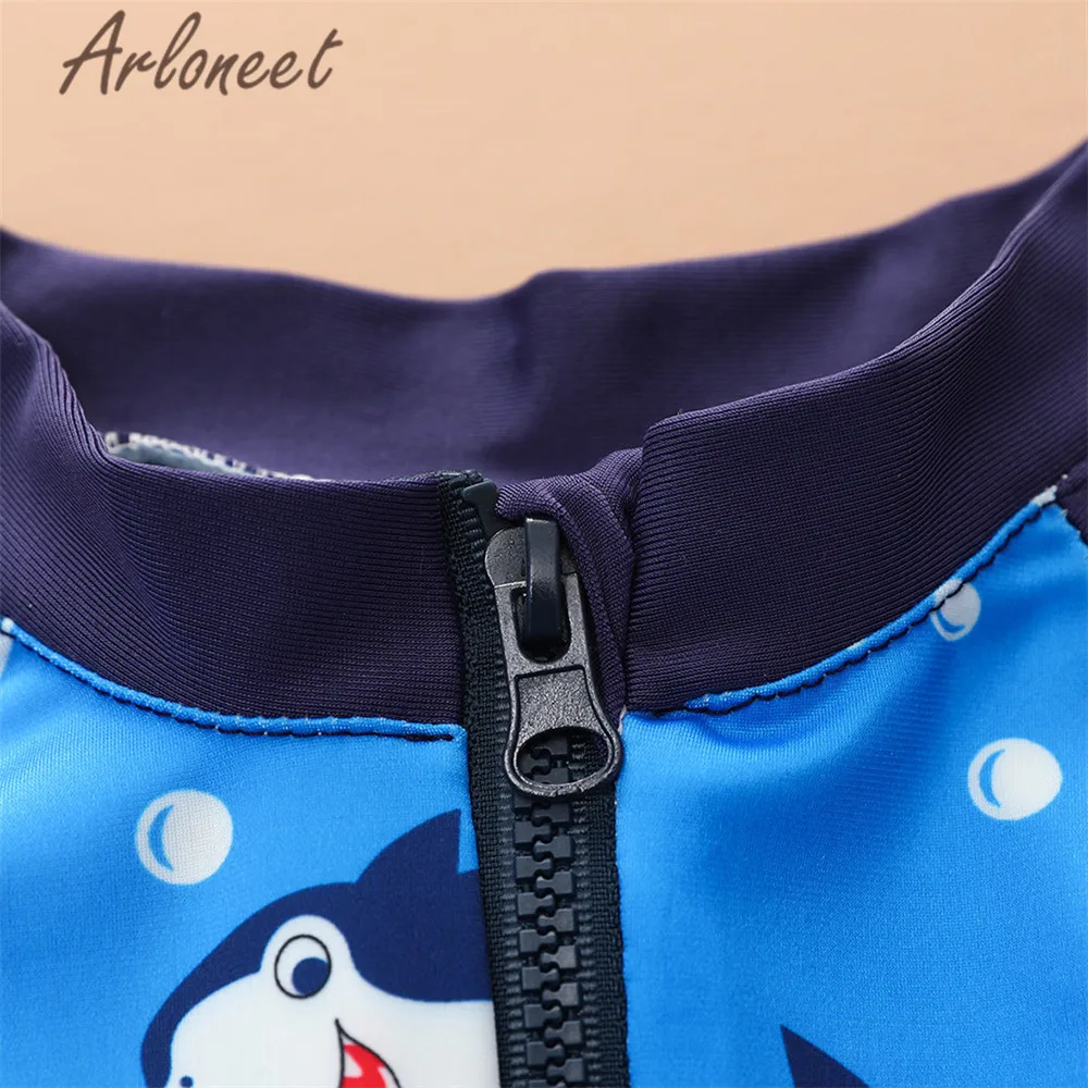 ARLONEET/Одежда для купания для маленьких мальчиков и девочек; купальник с рисунком акулы; Цельный Детский купальник; монокини для маленьких девочек; Летний комбинезон унисекс
