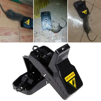 

Black Tools Mice Catcher Durable Effective Rat Trap Mousetrap Prop Rodent Convenient Reusable Home Catching Accessories