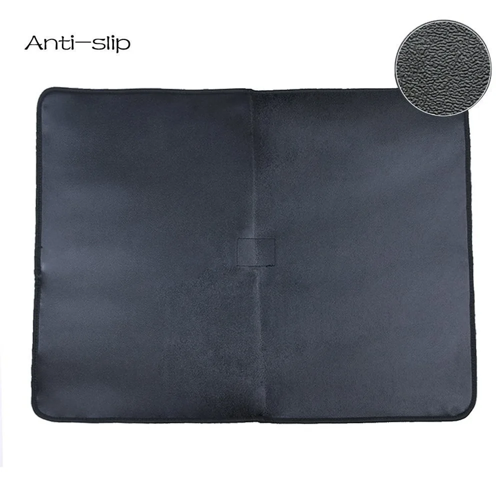 Cat Litter Mat EVA Double Layered Cat Litter Trapper Pad Foldable Waterproof Non-slip Pet Litter Mat Clean Pad Cat Accessories