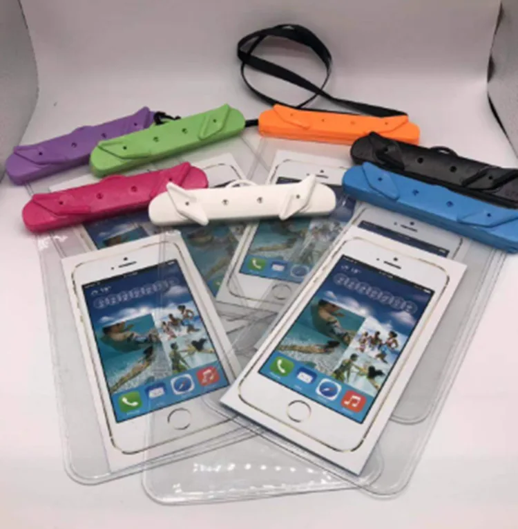 

Transparent Multi-color Waterproof Cellphone Bag