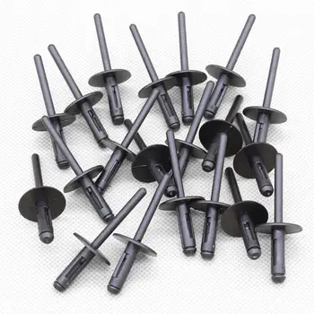 

40x Panel Plastic Clip Black Bumper Car Rivets Assortment Fender Tool 51717002953 51777171004 Liner Wheel Retainer