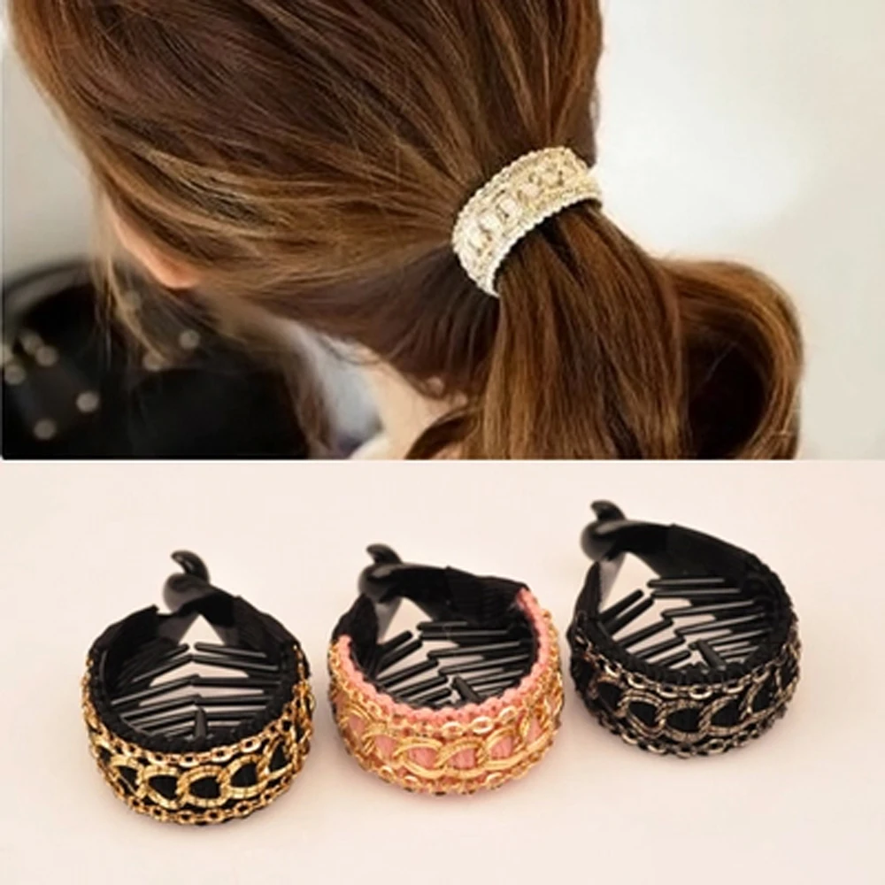 Low Price Hair Claw Hold-Clamp Ponytail Banana Korean Elegant Girl Women Crochet Large 6M5o35yz