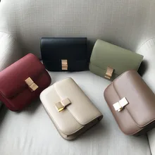 Новая сумка Tofu ручная сумка из воловьей кожи Ретро Маленькая квадратная сумка для стюардессы диагональная женская сумка через плечо